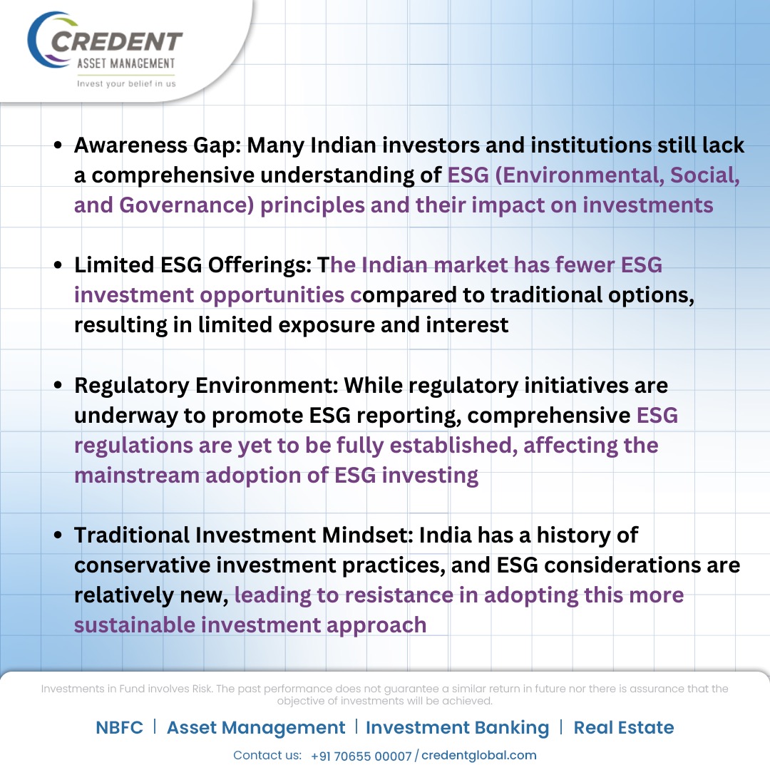 assetampl's tweet photo. Embracing the future: ESG Investing in India

Despite its immense potential, ESG investing remains a groundbreaking concept in our nation. Let's decode the reasons behind its exotic status and pave the way for a sustainable financial revolution!

#ESGInvesting #SustainableFuture https://t.co/B1Hj4fMYUf