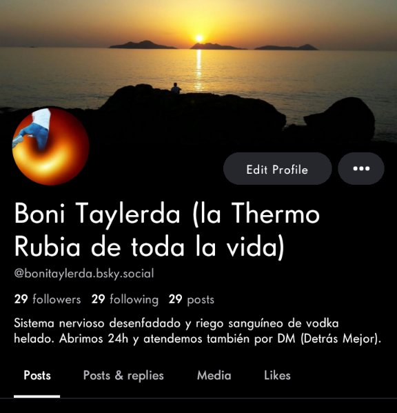 Boni Taylerda, pero lista en Bluesky tweet media