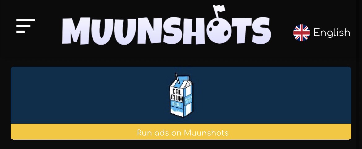 $CAL ads are now live. Support good communities. Especially related to milk 🥛

muunshots.com/tokens/calcium