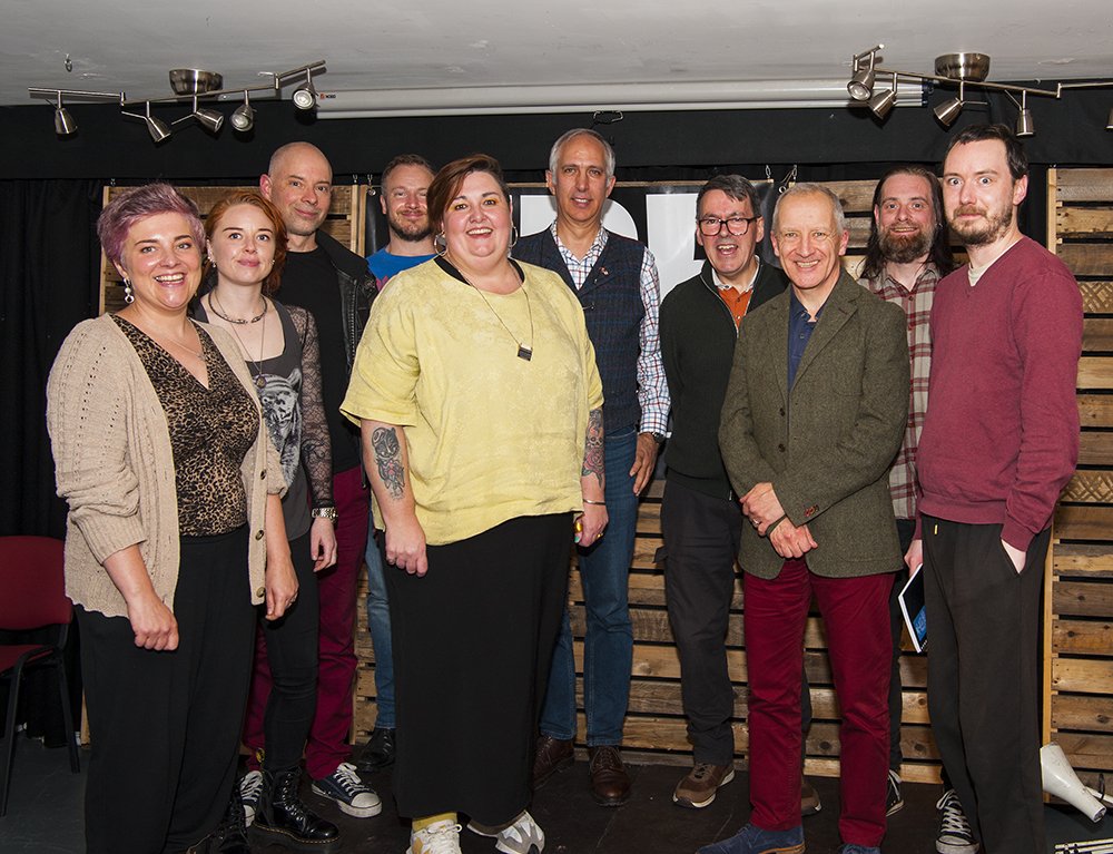 Wow! What a night we had last night at the NBF a Poetry Slam! 😃
Alas there can be only one winner... 
Lynsey Gilmour! 👑🥳

She goes on to the National Slam Final!
Massive thanks to all our competitors and to the audience for scoring each and every poem! 🙌