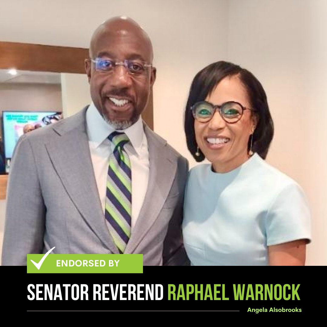 I am honored by @ReverendWarnock's endorsement. He fights for everyday hardworking people who have felt left behind for too long. I will fight alongside him in the U.S. Senate to bring down costs, expand opportunities, and defend democracy for all Americans.