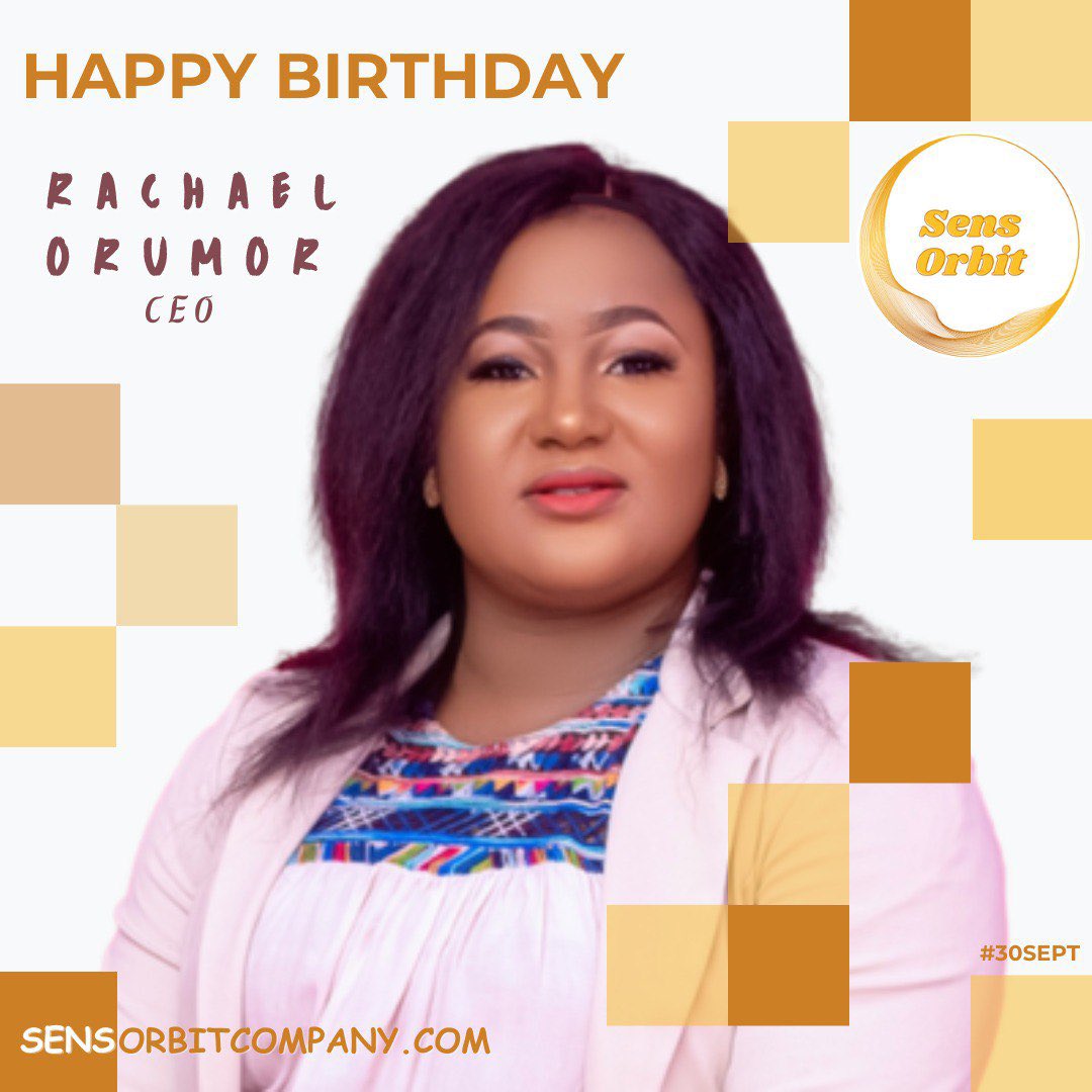 A hearty birthday to our ever able #CEO <a href="/GeekOnHeels01/">Rachael Orumor Anorue 🇳🇬🇧🇯</a> 

#SensOrbitCompany #GeekOnHeels01 #WomenInTechBusiness #SoftwareConsulting