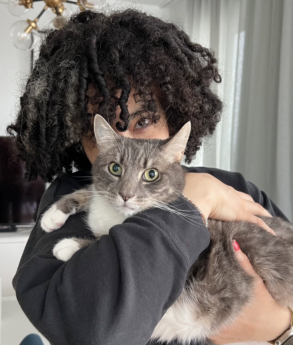 KOAbstractArt's tweet photo. He likes to hangout on my shoulder 🐾 https://t.co/D3ocvp6vst
