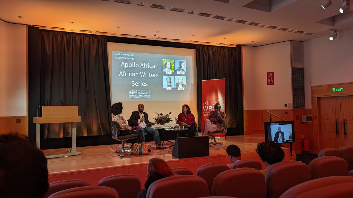 Before I start to sculpt my narrative - it's good to hear those who have led the way. Apollo Africa: African Writers Series #AfricaWrites2023