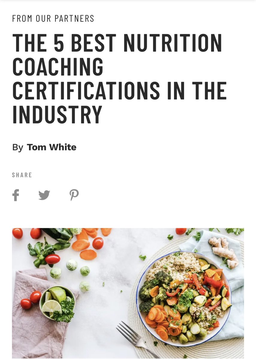 FLEX_Magazine's tweet image. THE 5 BEST NUTRITION COACHING CERTIFICATIONS IN THE INDUSTRY
By Tom White. 
Read Article muscleandfitness.com/features/from-…  #nutrition #nutritioncoach #nutritioncertificate #nutriitoncoaching #issa #nasm #ncsf #acefitness #precisionnutrition #precisionnutritioncertified