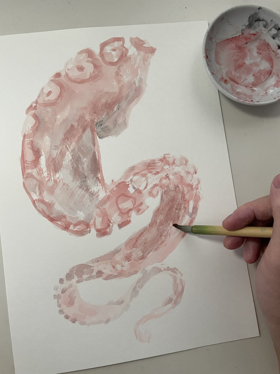 yuukitokuda's tweet photo. タコの足描きました🐙 https://t.co/w0xSmF1V6W