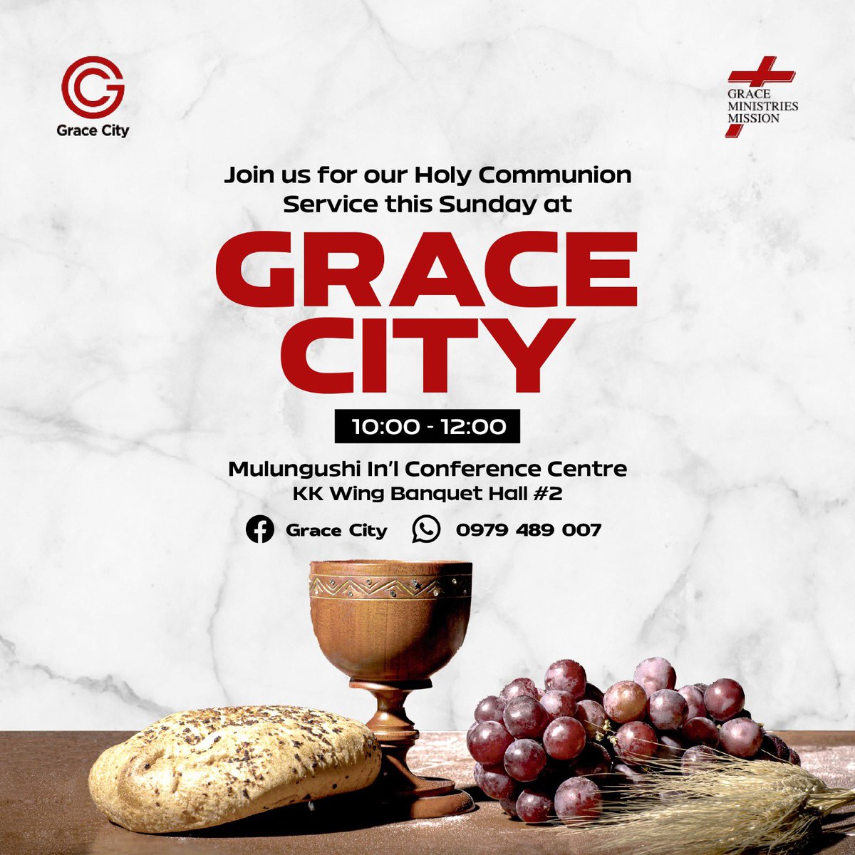 GraceCityzm's tweet image. You're invited to join us tomorrow for the Holy Communion Service. We can't wait to see you there!

#graceministriesmissioninternation #gracecity #Communion