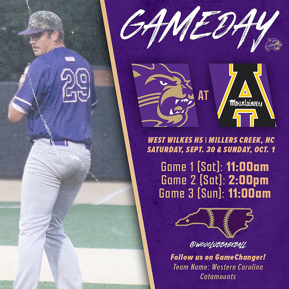 wcuclubbaseball's tweet photo. Gameday in the high country!

Tune in at 11am for live updates and follow us on GameChanger! https://t.co/GJqLpTKD4q