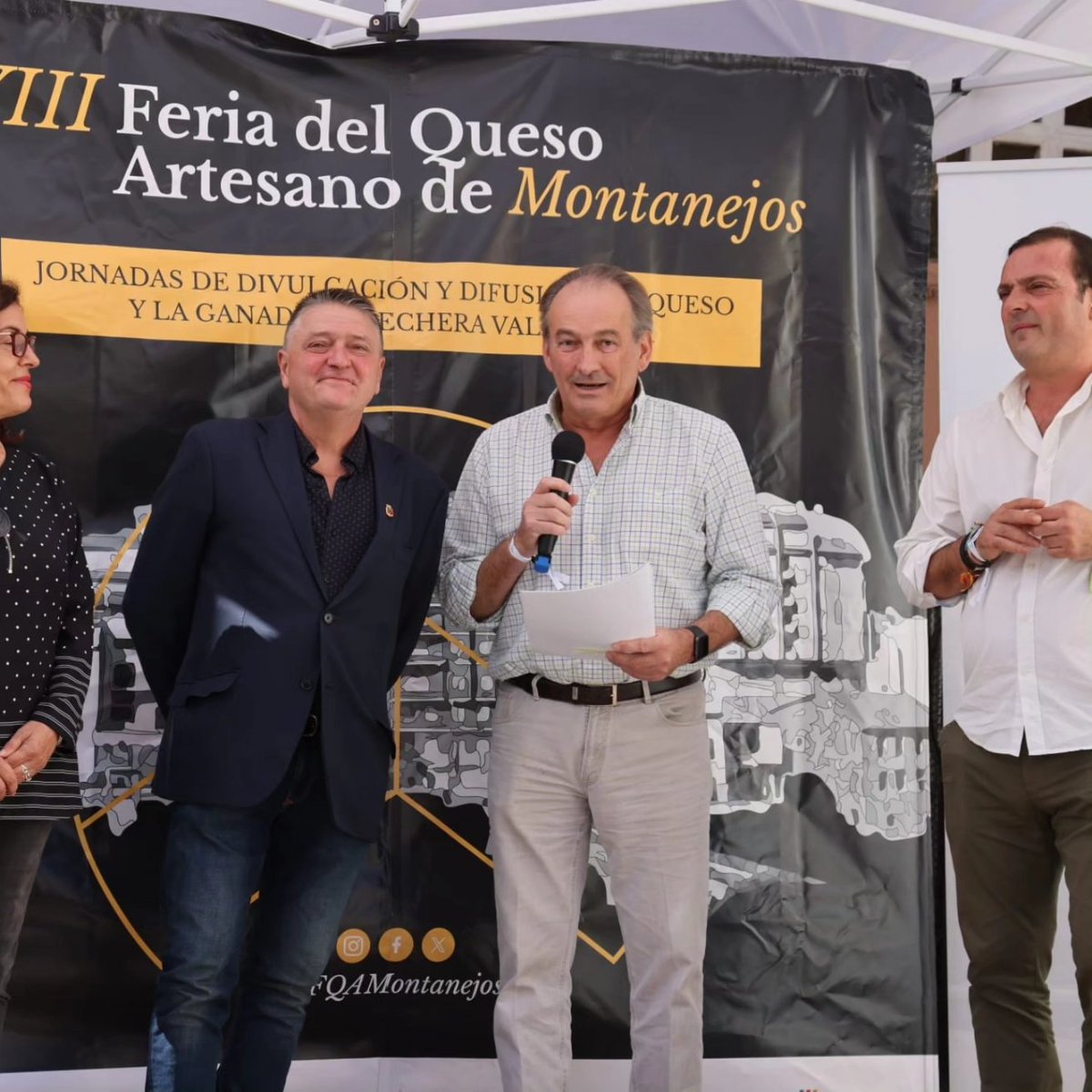 GVAagricultura's tweet photo. @AguirreLarrauri afirma que la Feria del Queso Artesano de Montanejos pone en valor los productos artesanales valencianos y se compromete a apoyar al sector https://t.co/NFSrtsoCX6