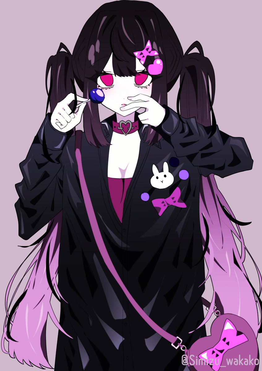 「地雷系女子  017/100       #100日チャレンジ #清水わかこアー」|清水わかこ shimizu wakakoのイラスト