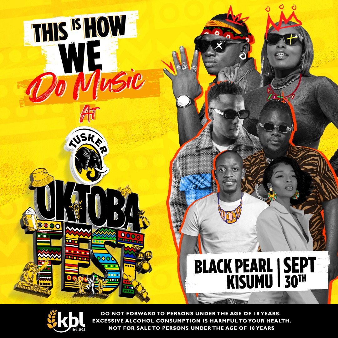 Akwapi_'s tweet photo. Watu wangu ya Kisumu akina @Gdenis_ @Kadeno_ @Kademkasweet
Are you #OktobafestEastAfrica ready?Celebrating African Culture and enjoying E.A's  brew.
Today will be bigger and better Khaligraph and Maandy are performing #TuskerOktobafest
@TuskerLager #ThisIsHowWeDo https://t.co/7kxonsS5bP