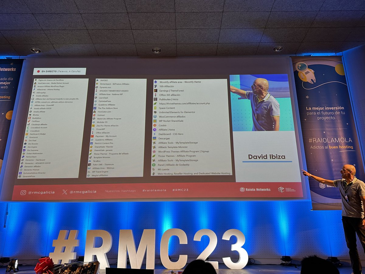 soyjonavelez's tweet photo. Menudas herramientas más buenas nos recomienda David Ibiza para trabajar la afiliación #RMC23 #raiolamola #RMC23 https://t.co/j6Ut4Dehzw
