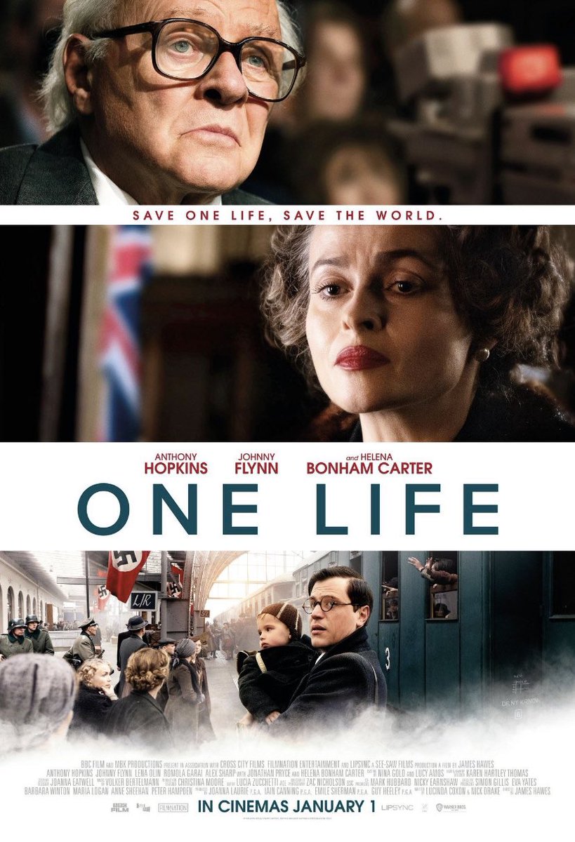 Kadrosunda Anthony Hopkins, Helena Bonham Carter ve Johnny Flynn’i barındıran “One Life” filminden afiş yayınlandı. 

Film, 1 Ocak’ta beyazperdede yerini alacak. 
#OneLife