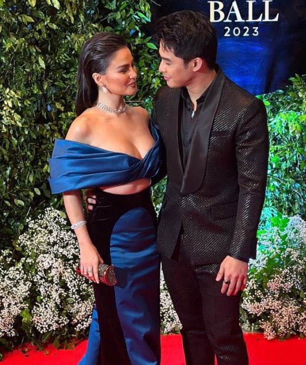 iamMUniv's tweet photo. McCoy De Leon and Elisse Joson! 😭❤️ My #McLisse heart is so happy. Wala nang habulan this time hahahahaha. Love you both 

#ABSCBNBall2023
#ABSCBNBallRedCarpet2023 https://t.co/RlKscYpxgq