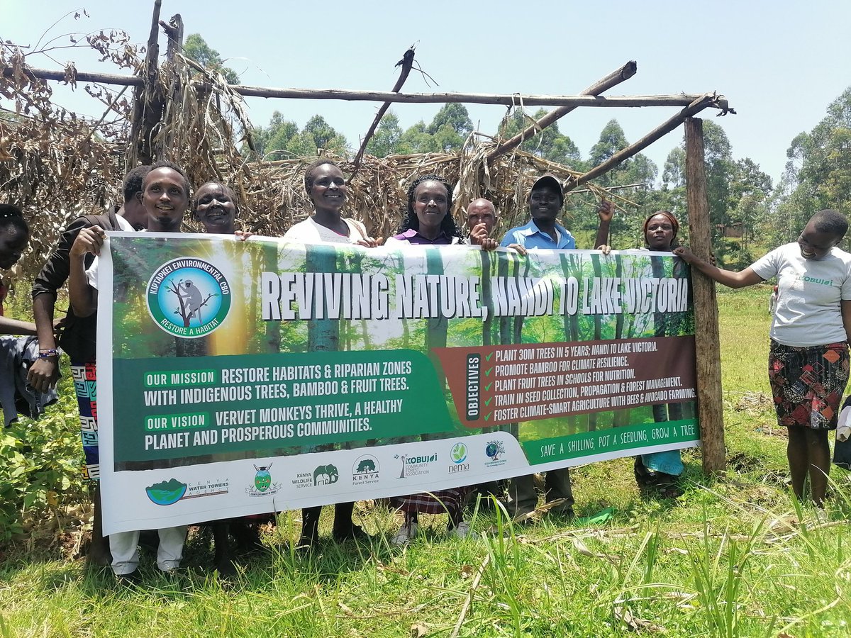 TanuiDominic7's tweet photo. Reviving nature from Nandi County to Lake Victoria. The journey has begun.. 
@CheptabNandi029
@Environment_Ke
@HonTuya
@Nandi029
@ArapTele https://t.co/3Y0nMlifEY