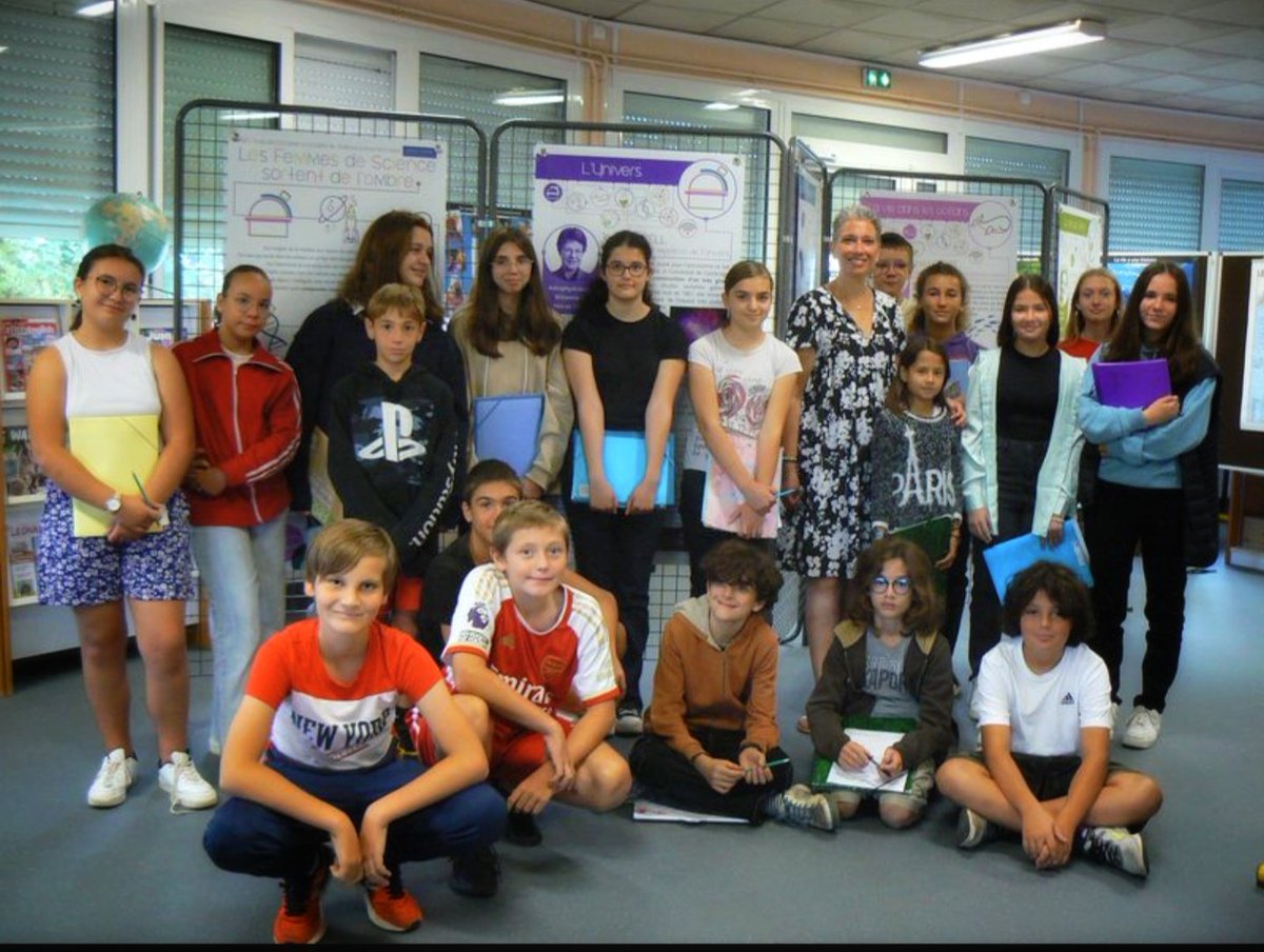 ClgMauriceGenev's tweet photo. ⚗️ 🧪🧫 Un mois d'octobre tourné vers les sciences @ClgMauriceGenev
Deux grandes thématiques pour cette édition Fête de la science : "Sciences et Sport" et "Femmes et Sciences". 👏@macoingladys
#femmesetscience @GrandCognac
➡️ https://t.co/lo4t9G91jn
https://t.co/5yqfztAdt4 https://t.co/y7VKyMjIAm