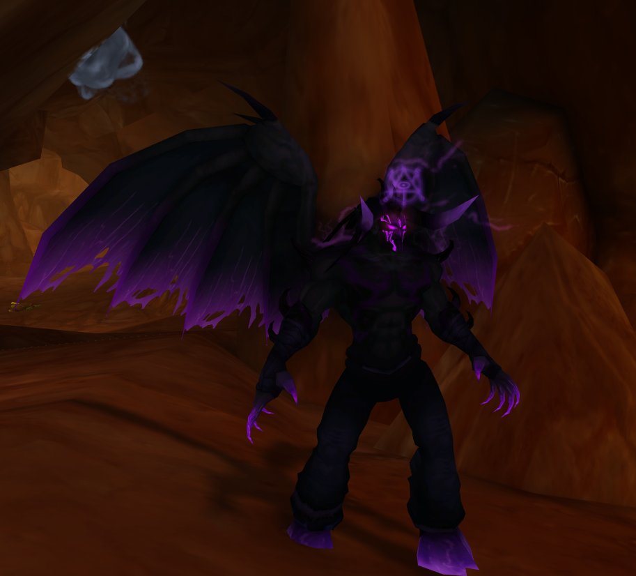 Typerighting's tweet image. Forever hateful of Blizzard not letting Warlocks be...whatever this is.