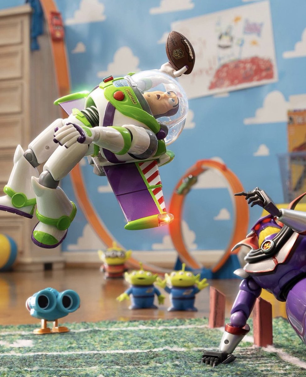 These promo shots for the NFL Toy Story broadcast are actually awesome.