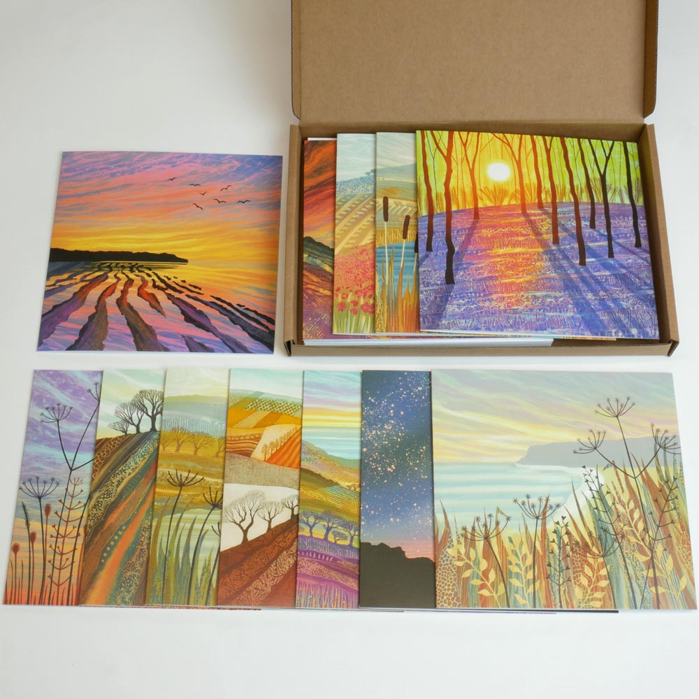 Finding it hard to choose? My favourites selection greetings card 12 pack contains my most popular designs at a discounted price. It's a great option if you want to have colourful, artistic blank cards to hand for any occasion. Plastic free. rebecca-vincent.co.uk/product-page/n…