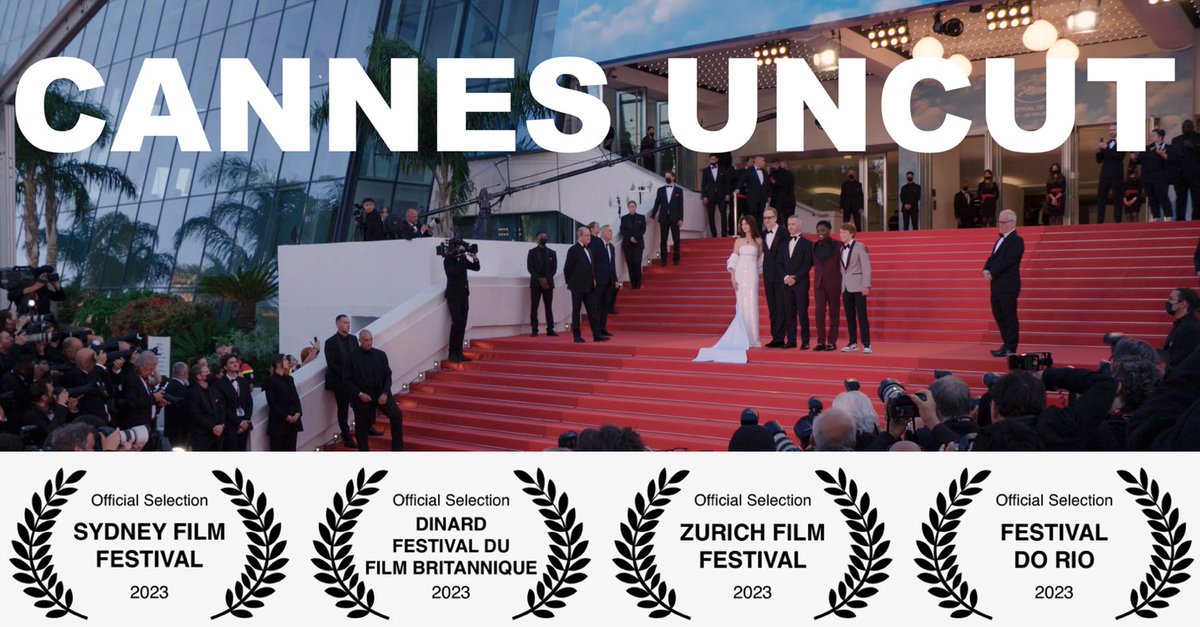 Still an opportunity to see “Cannes Uncut” at both the Dinard Festival du Film Britannique and ZURICH FILM FESTIVAL. The documentary screens again today and Sunday in <a href="/DinardFilm/">Dinard Festival du Film Britannique & Irlandais</a> and on Sunday and Monday in <a href="/zurichfilmfest/">Zurich Film Festival</a> .