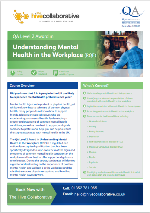 TheHiveCollabo2's tweet photo. 🧠 Mental Health First Aid Training (MHFA L2)
- Deeside, North Wales. -

📅 Upcoming MHFA Level 2 courses - £80+VAT per person.
- 21st Nov (limited availability)

Please follow the link to book:
https://t.co/BPdyqg9h7x

#mhfa #mentalhealthfirstaider https://t.co/6IJm3hpDqR