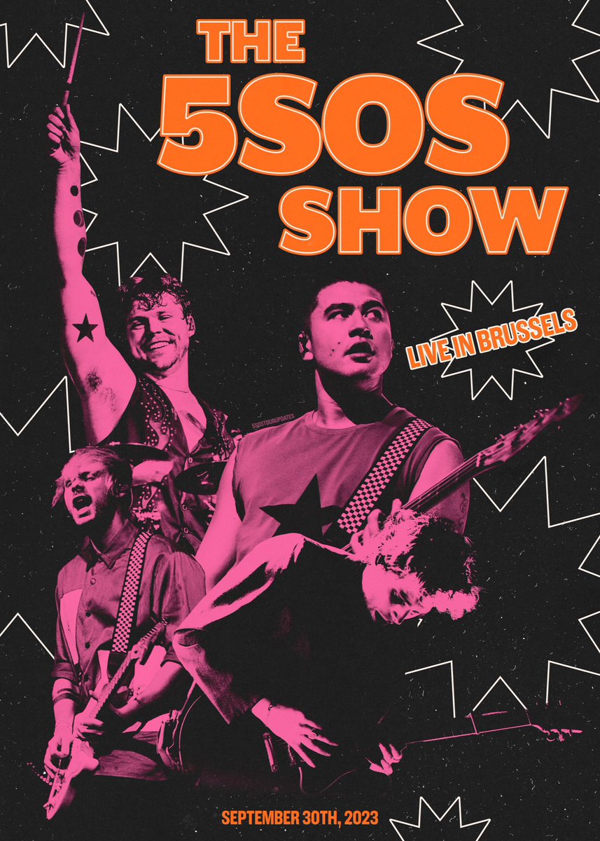 5SOST0URUPDATES's tweet photo. The 5SOS Show: Live in Brussels

September 30th, 2023

#The5SOSShowBrussels https://t.co/6uhq5JUheo