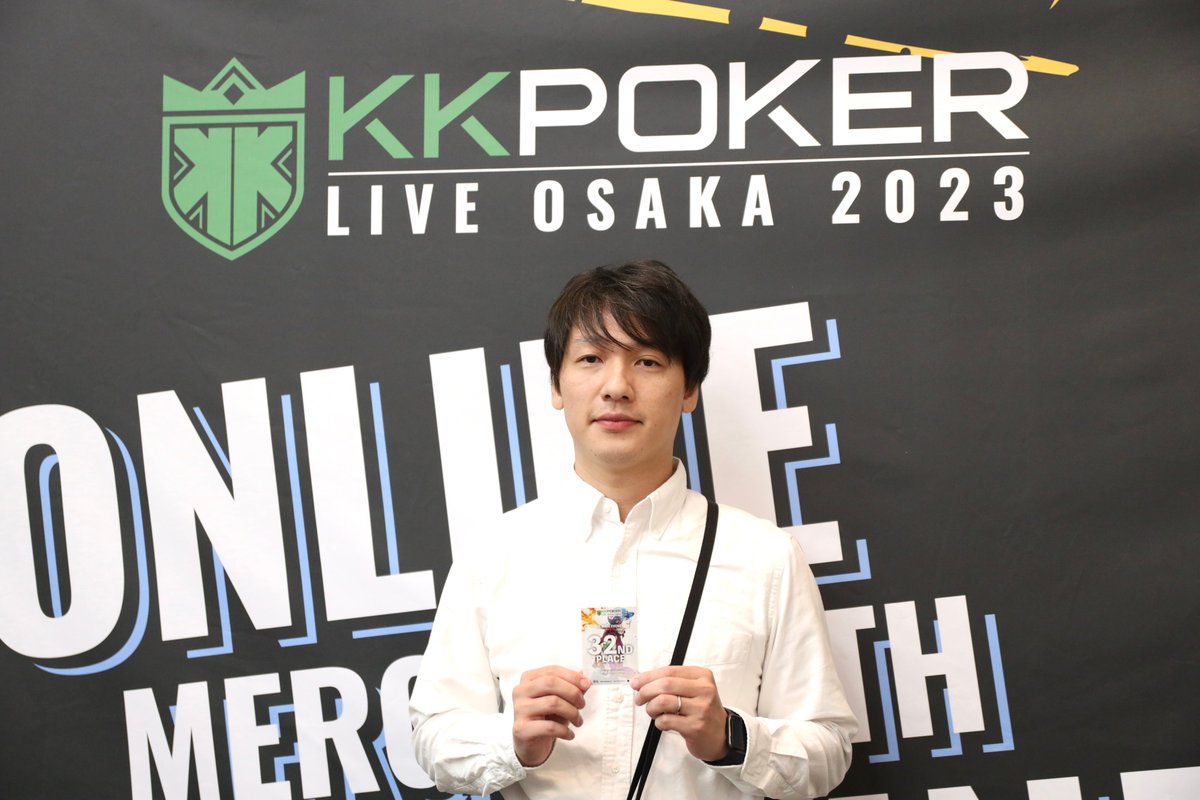 KKLIVEJAPAN's tweet photo. 🟢KKPOKER LIVE OSAKA 2023🟢

【Main Event Day2】

32位　HZM選手
33位　プレ4選手
34位　K-YA選手
35位　カマリ選手

#KKLIVE2023 https://t.co/at8Uz7yxdH