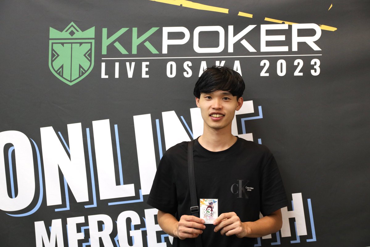 KKLIVEJAPAN's tweet photo. 🟢KKPOKER LIVE OSAKA 2023🟢

【Main Event Day2】

32位　HZM選手
33位　プレ4選手
34位　K-YA選手
35位　カマリ選手

#KKLIVE2023 https://t.co/at8Uz7yxdH