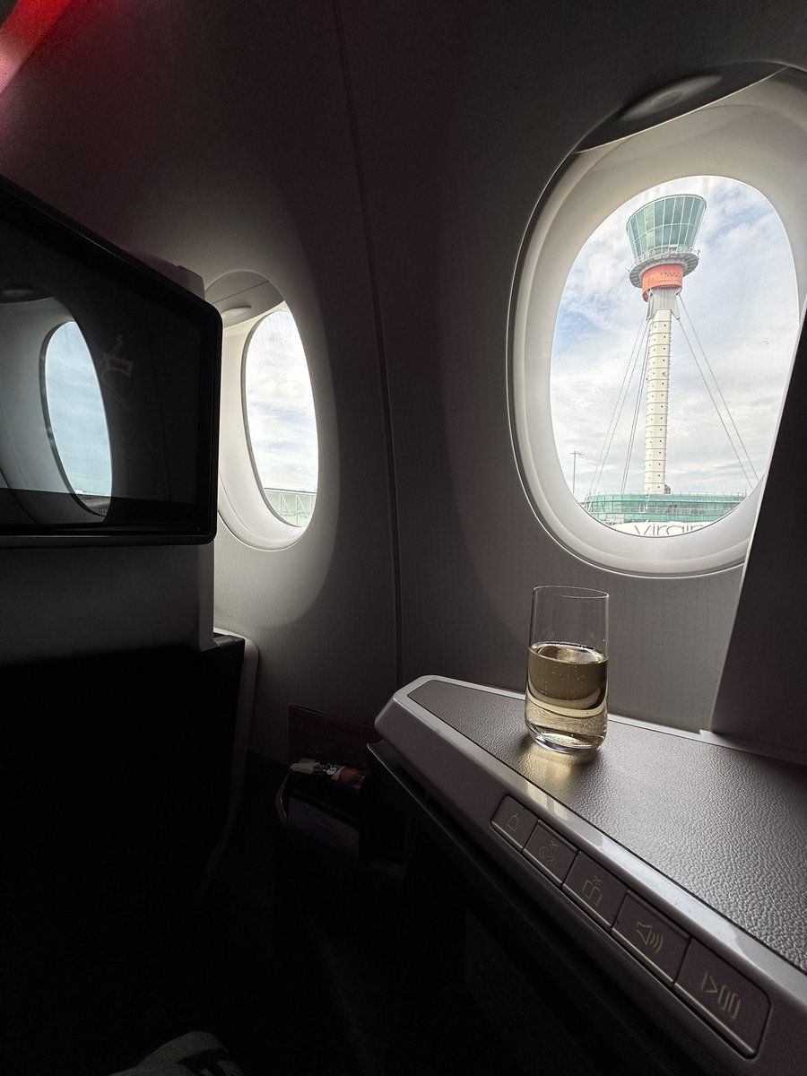 Letting someone else do the driving today. My first time on <a href="/VirginAtlantic/">virginatlantic</a> in a while for the hop across the pond this afternoon on a very new A350. Back on BA so shall see how they compare! #avgeek