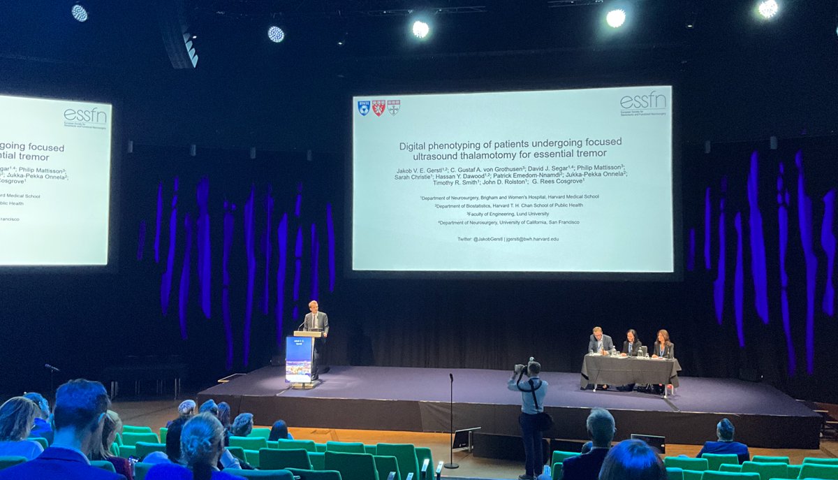 Jakob Gerstl (@jakobgerstl) on Twitter photo Happy to have presented our latest digital phenotyping work in ET at the #ESSFN in Stockholm. Thanks to the entire <a href="/BWHNeurosurgery/">Brigham and Women's Neurosurgery</a> team. Happy to have presented our latest digital phenotyping work in ET at the #ESSFN in Stockholm. Thanks to the entire <a href="/BWHNeurosurgery/">Brigham and Women's Neurosurgery</a> team.