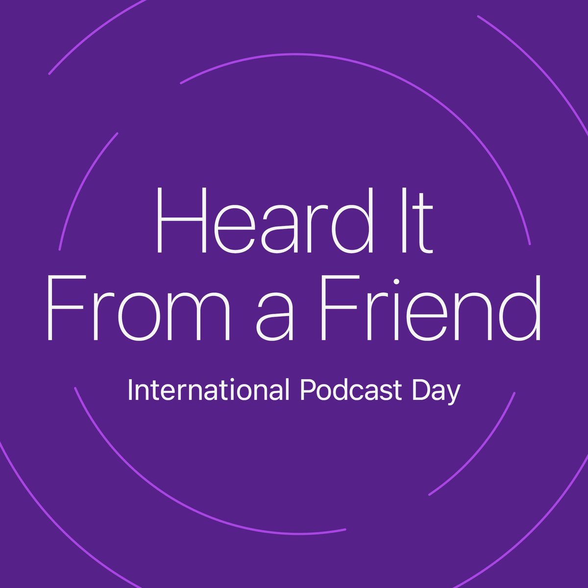ApplePodcasts's tweet photo. 🎙️ Happy #InternationalPodcastDay 🎙️

We want to celebrate the friends who always have a good podcast rec, the friends who you discuss every episode with, and the podcast hosts that become your friends the more you listen.

https://t.co/aP4UhRQ2xd https://t.co/sIqbWx0Iyk