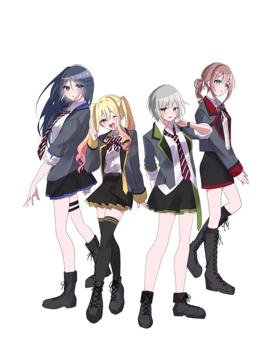 主催様のラフを元に立ち絵少しお手伝いさせて頂きました〜!ラフの時点でめちゃくちゃレオニらしくてお手伝いできて楽しかったです #prsk3周年記念合作動画企画 