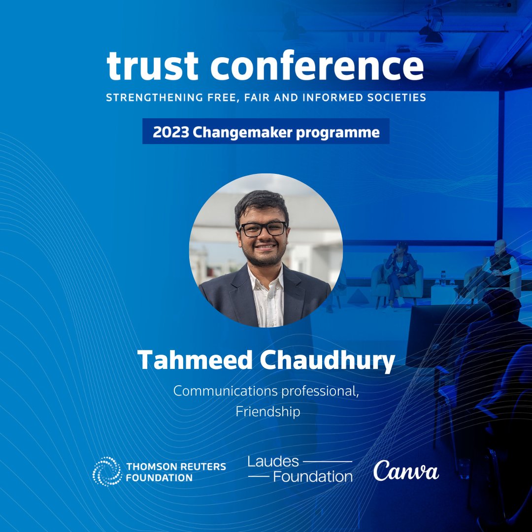 trustconf's tweet photo. 🔥 The #ClimateCrisis is disproportionately impacting marginalised communities.
Meet @tahmeed789 – @friendship_ngo comms specialist and a #TC2023 Changemaker – who works to empower those at the climate frontlines in Bangladesh by telling their stories. ➡️ https://t.co/61XMx8YCYp https://t.co/Hq0GXpLMZ0