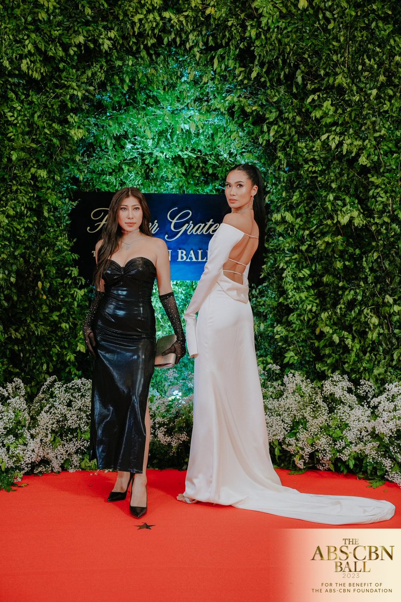 ABSCBNpr's tweet photo. Ex-PBB housemates Kiara Takahashi and Lou Yanong join the #ABSCBNBall2023 https://t.co/9KWbZkINry
