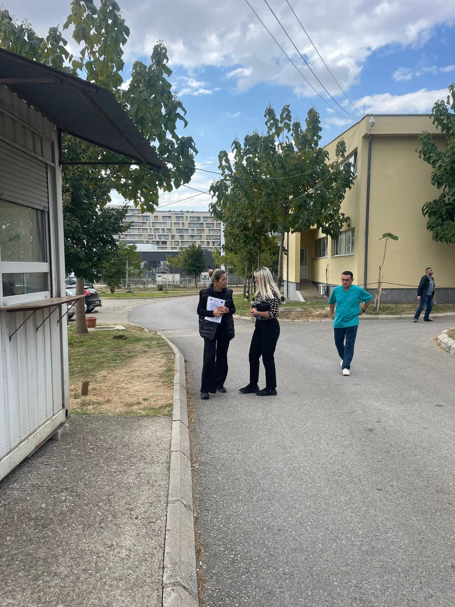 Families of the attackers killed during a siege in northern Kosovo last weekend arrive at the forensic medicine unit of the hospital in Prishtina to take over the bodies of their relatives.