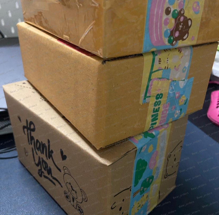 bear_orders's tweet image. จัดส่งเรียบร้อยแล้วค่า✨💛 #แบร์อออัพเดต