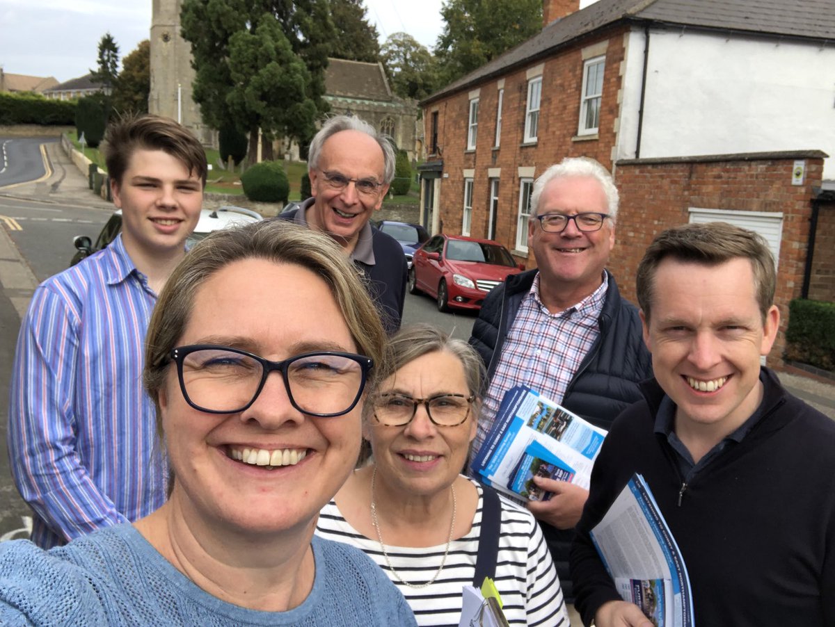helenharrisonuk's tweet photo. Great canvassing session in Stanwick with ⁦@VotePursglove⁩ ⁦@PeterBoneUK⁩ ⁦@Brackers61⁩, Wendy and Michael this morning. #ListeningCampaign https://t.co/Aq6ka3YkMu