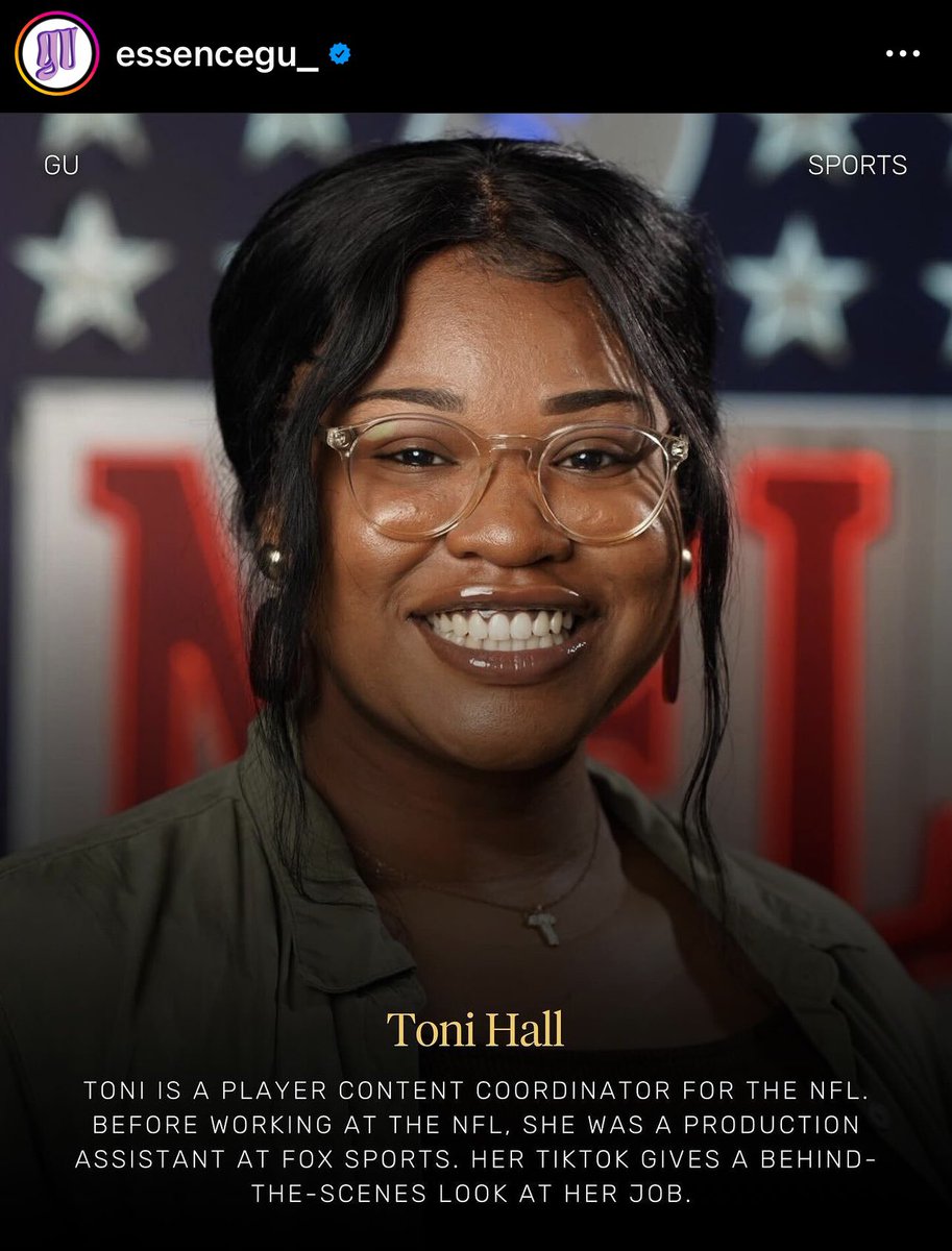 Such an honor to be mentioned/recognized as a black woman killing it in sports!! Like wow! Thank you for the spotlight! <a href="/EssenceGU/">Girls United</a> 

All Glory to God for real. It’s his life I’m just the vessel. #womeninsports #blackwomeninsports #contentcreators