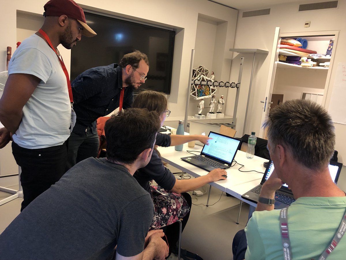 OpendataCH's tweet image. #GLAMhack23 team nr. 5 are extracting person, organization, and place names from 16th-19th c. travelogues by Zentralbibliothek Zürich. They explore enriching extracted data with context using SBB-NER-Tagger &amp;amp; SBB-NED. @ZBZuerich @opendataswiss @OpenDataZH @OpenDataZurich