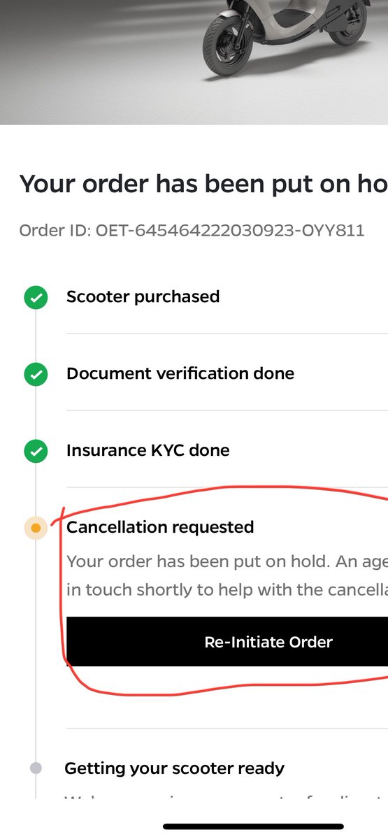 SayantikaM1's tweet photo. Ordered another OLA in Kolkata. But seeing the bad condition of the service I decided to back out, as in Kolkata no one is here to follow-up if anything  happens.@OlaElectric it's really shameful that after 2 days I cancelled,No agent called.Plz do process the cancellation.@bhash https://t.co/OCsywmoCOU