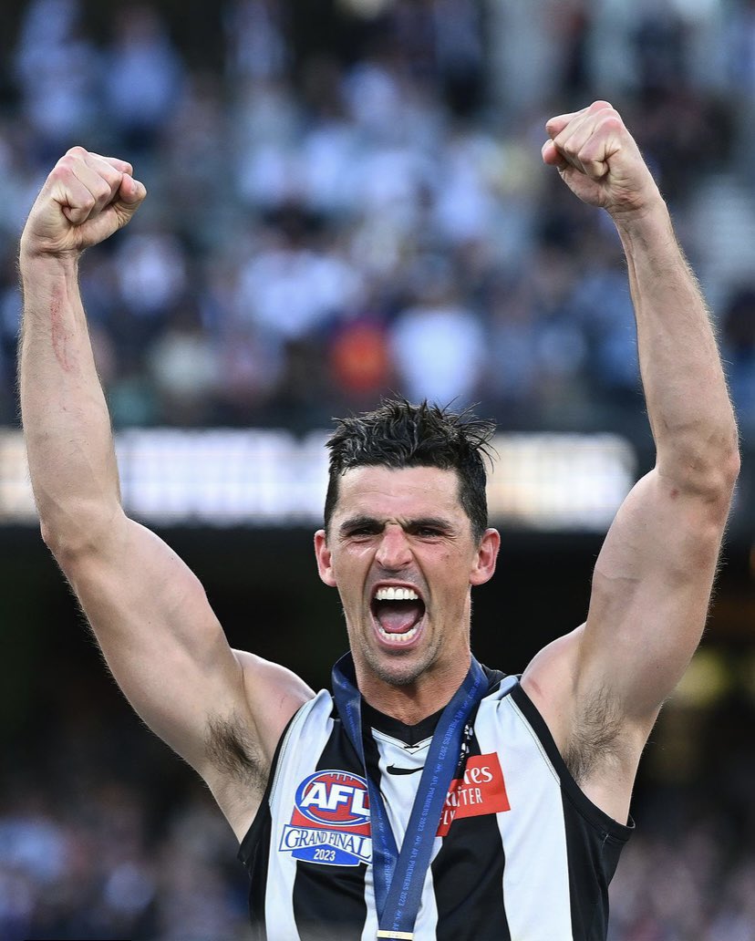 This man is a x2 premiership super star! What a great game from Scotty today! Elite in every sense of the word! #GoPies #AFLGrandFinal