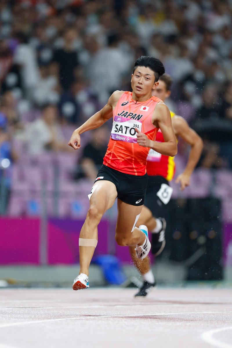 杭州アジア大会🇨🇳】 ＼ 21:10～◇男子400m決勝 6レーン🇯🇵#佐藤拳