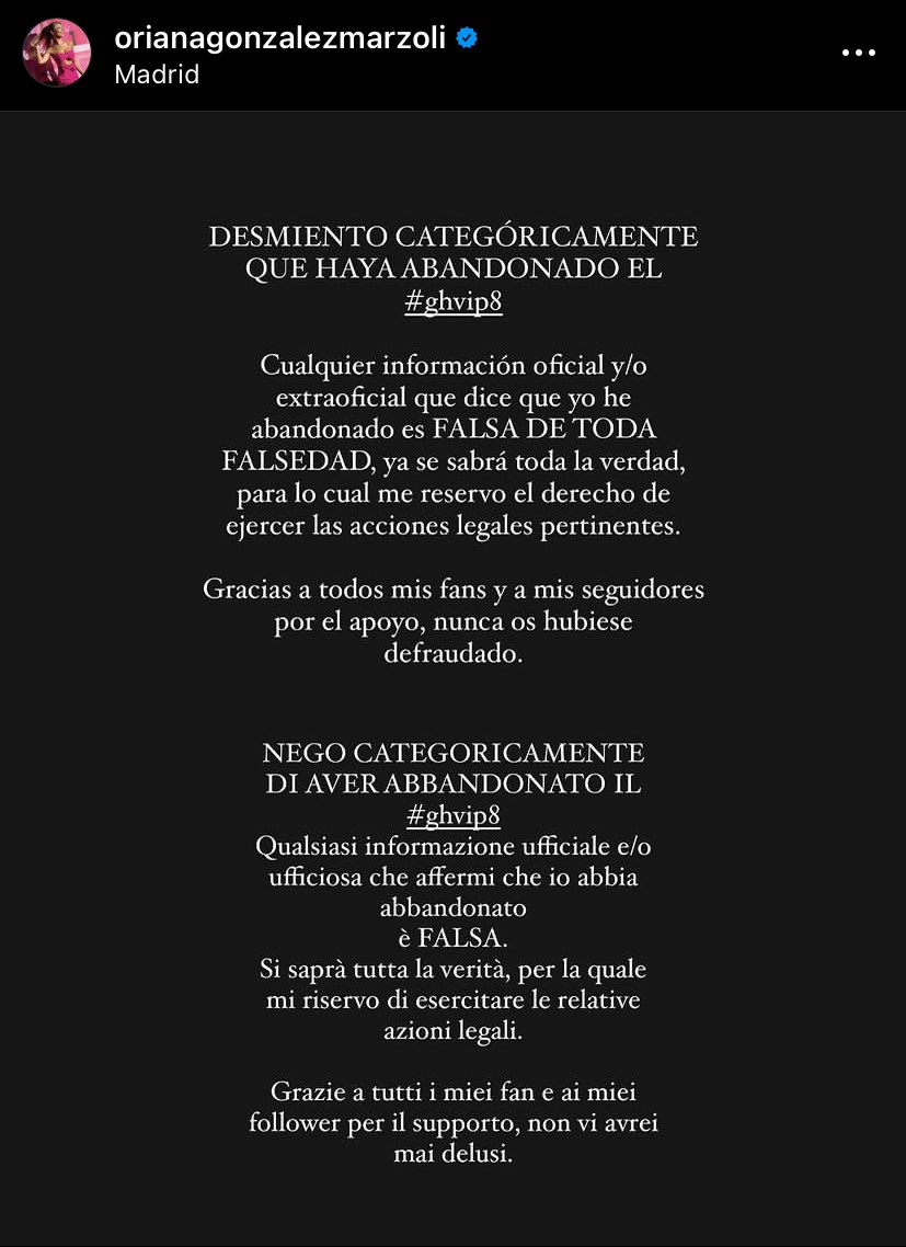 jxtademe's tweet image. Oriana publicando esto, asi que es mentira lo de que abandonó, seguro q es porque no podian pagarle el cache xdddd
#GHVIP29S