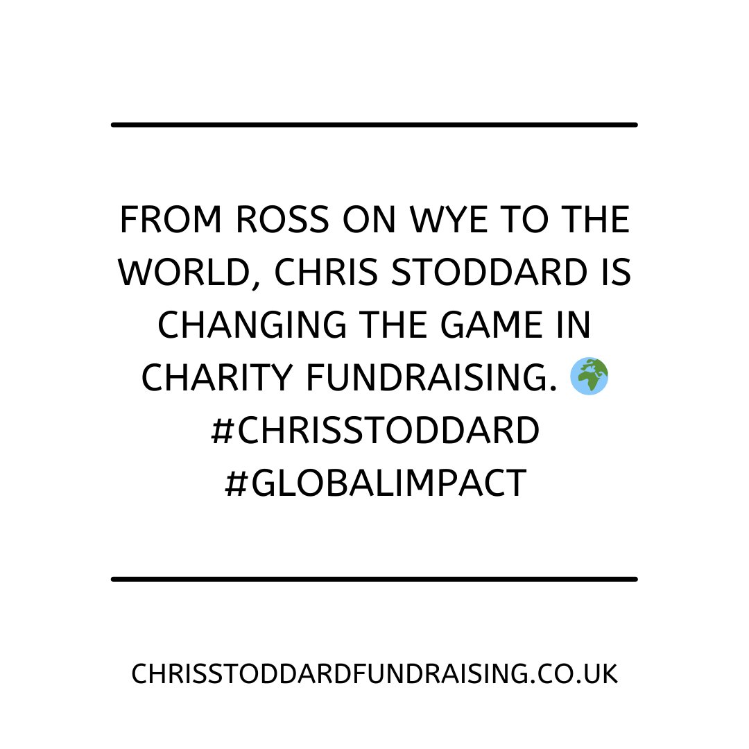 stoddard39's tweet photo. From Ross on Wye to the world, Chris Stoddard is changing the game in charity fundraising. 🌍 #ChrisStoddard #GlobalImpact https://t.co/Hcd36yo40U https://t.co/hvoik6lrnM