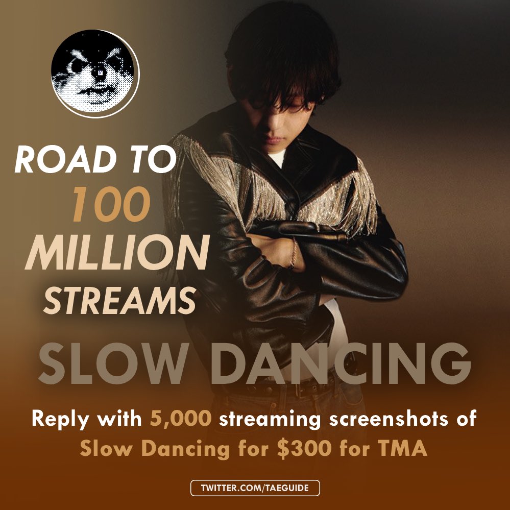 taeguide's tweet photo. $300 will be donated to voting team for TMA for 5,000 streaming screenshots of Slow Dancing 

Time: 16 hours 

VOTE FOR TAEHYUNG https://t.co/xKeknIjXS1