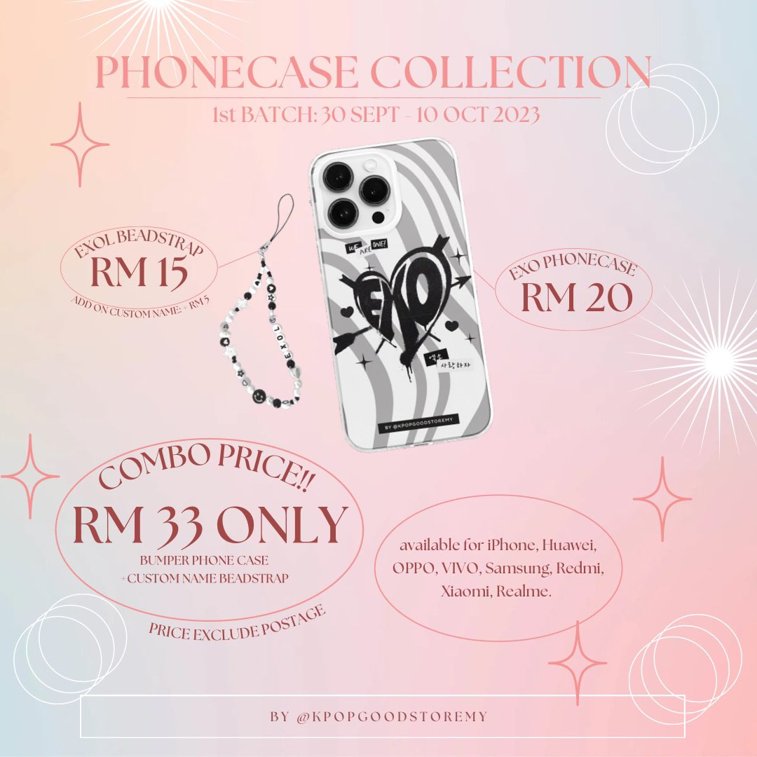 KPOPGOODSTOREMY's tweet photo. [HELP RT 🤍💚]  #PHONECASECOLLECTION 

DEAR NCTZEN &amp; EXOLS! 📢

We’re opening a new phone case pre-order collection for NCT, EXO &amp; Cream Soda! You can now custom your name or your bias name on beadstraps! Grab yours now 🥰❤️

🔗 https://t.co/Rv9GTCldsR

Happy shopping 🫶🏻 https://t.co/lHbI7H5flI