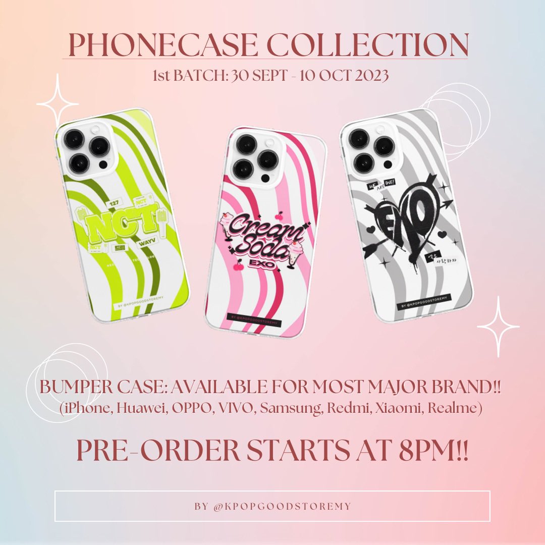KPOPGOODSTOREMY's tweet photo. [HELP RT 🤍💚]  #PHONECASECOLLECTION 

DEAR NCTZEN &amp; EXOLS! 📢

We’re opening a new phone case pre-order collection for NCT, EXO &amp; Cream Soda! You can now custom your name or your bias name on beadstraps! Grab yours now 🥰❤️

🔗 https://t.co/Rv9GTCldsR

Happy shopping 🫶🏻 https://t.co/lHbI7H5flI