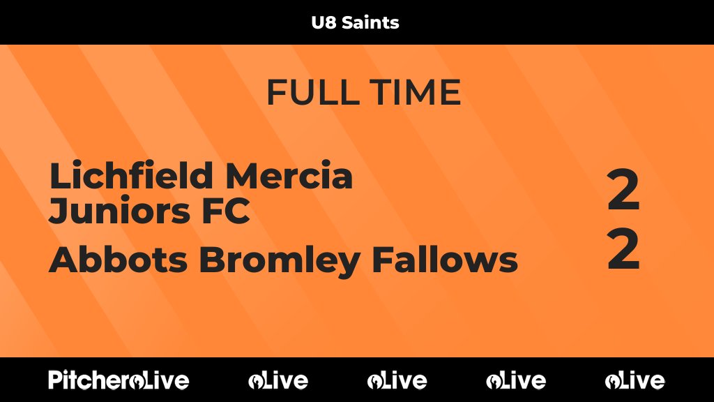 Merciajfc's tweet photo. FULL TIME: Lichfield Mercia Juniors FC 2 - 2 Abbots Bromley Fallows
#LICABB #Pitchero
https://t.co/wVEhz05wtN https://t.co/GHukJhsLS0