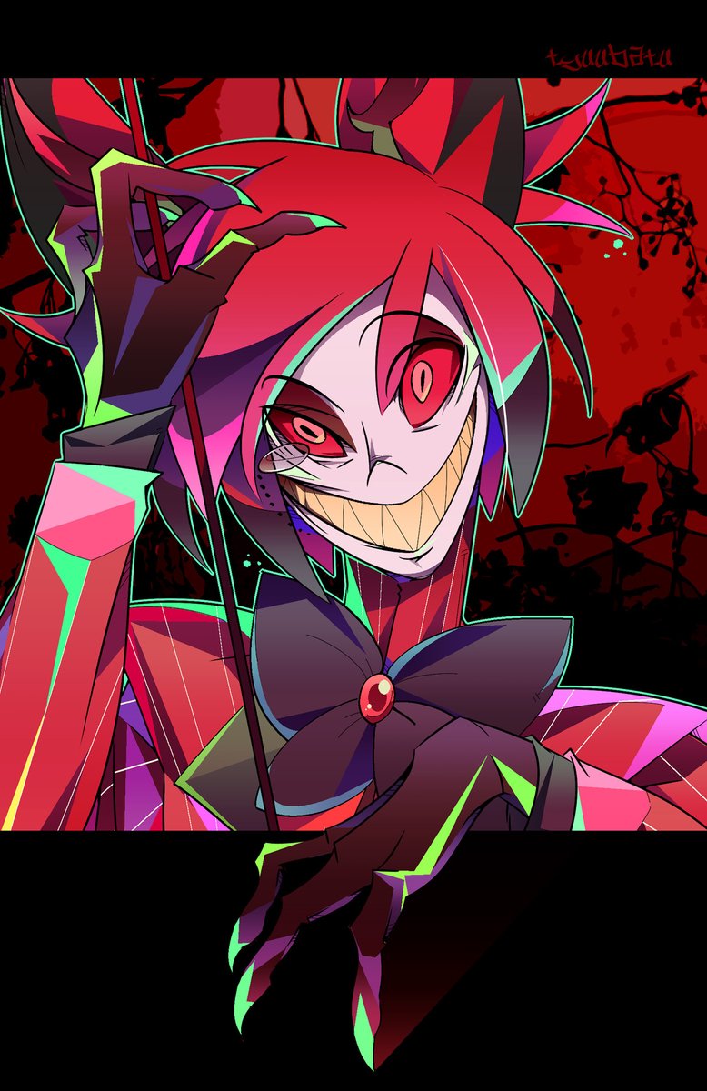 「過去に描いたHazbin Hotelイラストだよ～」|ちゅうばつのイラスト
