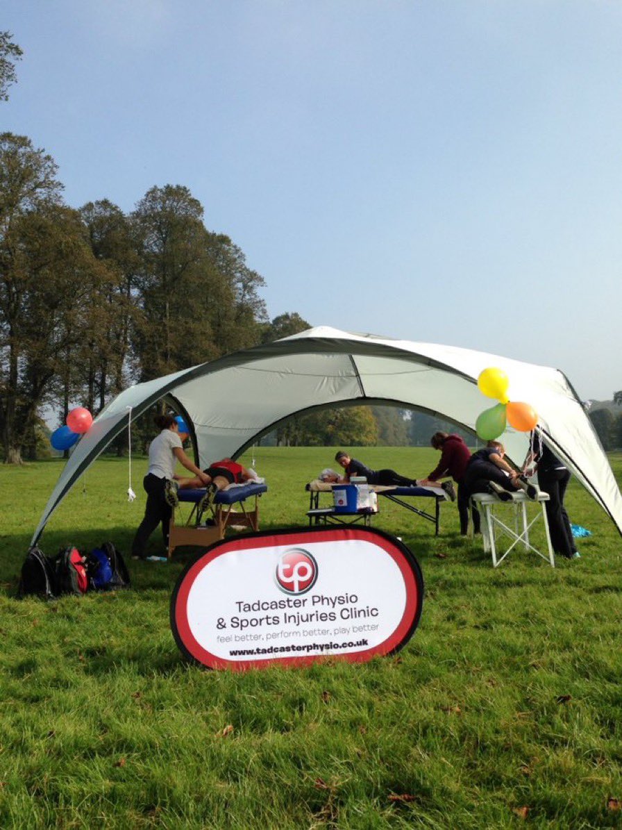 If you’re running The Bramham Park Run on Sunday pop over and say hi! Dave &amp; Andy will be doing post-event sports massage so that you can run extra hard!!